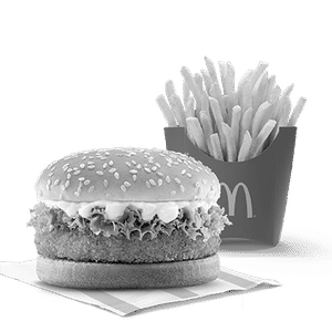 McVeggie Burger + Fries (M)