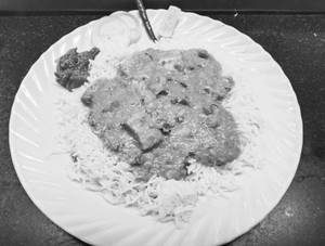 Matar Paneer Rice