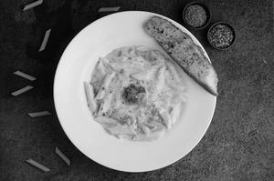Bacon White Sauce Penne Pasta