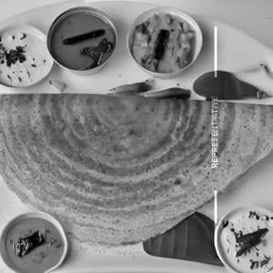 Butter Cheese Onion Masala Dosa