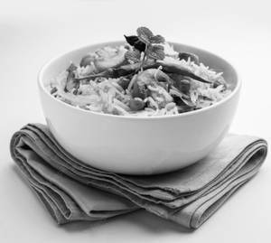 Mushroom Hyadrabadi Biryani