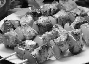 Keto Paneer Tikka 4pcs [olive Oil,yoghurt,spices Marination,80g Paneer,5 Carbs Approx]
