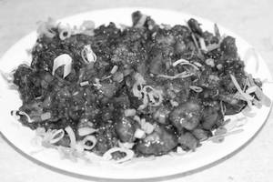 Mushroom Manchurian Dry