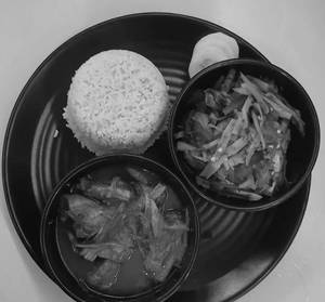 Axone Pork Thali