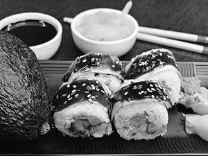 Chicken Tiryaki Sushi