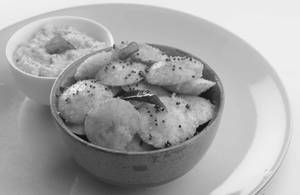 Fried Idli With Chutney