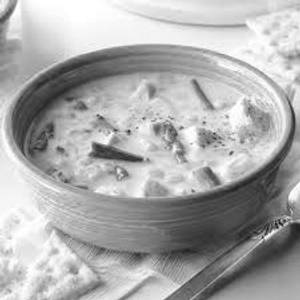 Chicken Asparagus Thick Soup (half)