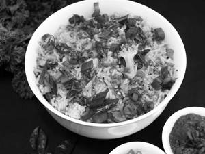 Ginger garlic rice