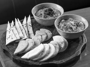 Assorted Hummus Platter