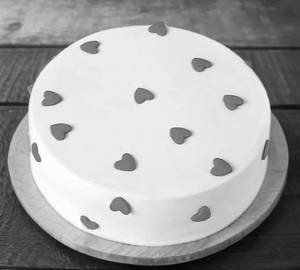 Tiny Heart Round Cake