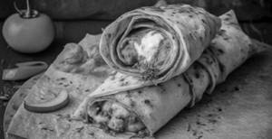 Aloo Tikki Wrap