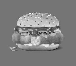 Chilli Garlic Veg Burger