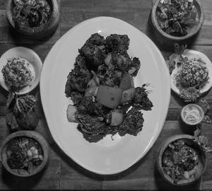 Chilli Mushroom Dry