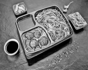 Veg Manchurian Noodles