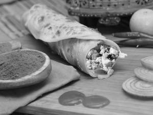 Egg Bhurji Roll
