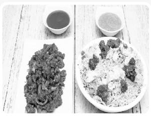 Beef Rice + Chilli Beef + Beverage