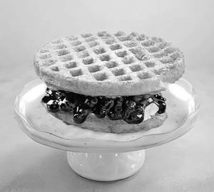 Blue Berry Cream Cheese Waffle