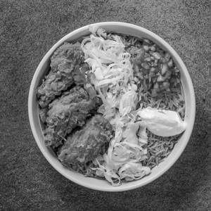 Crispy Fried Chicken Rice Bowl