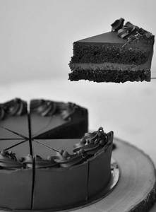 Chocolate Truffle Cake Slice