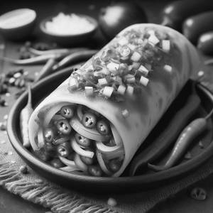 Hari Mirch/ Green Chilli Roll