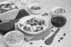 Dahi Aloo Tikki + Mawa Bati
