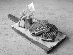 Smoked Tomato And Brie In Five Seed Malt Sandwich