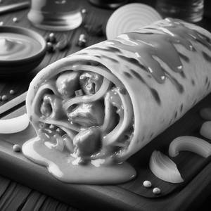 Barbecue Chicken Roll + Aerated Beverage 250ml