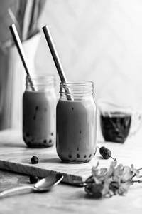 Blueberry Milk Bubble Tea