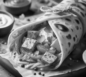Butter Paneer Egg Roll