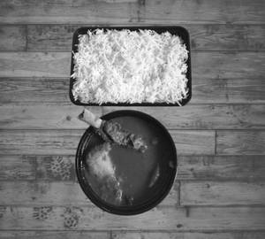 Rice With Mutton Jhol With Potato (2 Pcs)