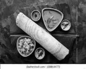 Paneer Onion Masala Dosa