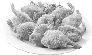 Golden Fried Prawns