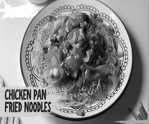 Chicken Panfried Noodles