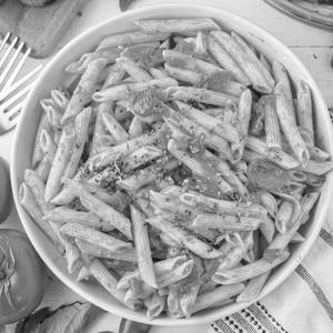Red sauce pene pasta