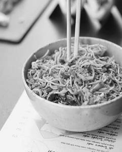 Chilli Garlic Mushroom Noodles