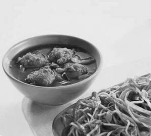 Veg Noodles + Veg Manchurian