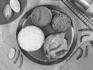 Lebu Lanka Pomfret Mini Thali
