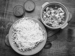 Chicken Cantonese Noodles
