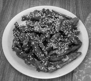 CHILLY GARLIC POTATO