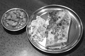 Double Egg Mughlai Paratha