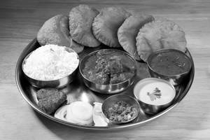 Mutton Wade Thali