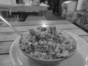 Non Veg Chilli Garlic Fried Rice