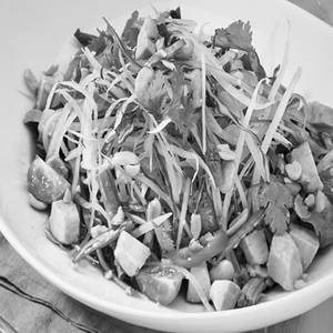 Avocado Som tam salad