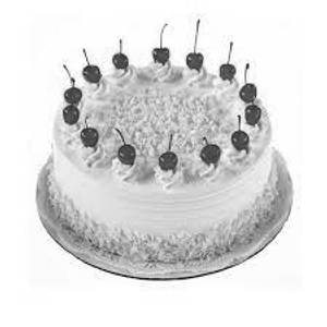 White Forest Cake [1 Pound]