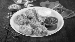 Fried Veg Momos - 5pcs