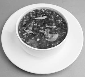 Schezwan hot & sour soup [veg]