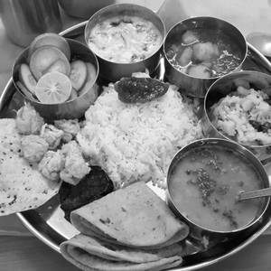 Rice plate