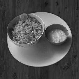Sabudana Khichdi [1 Plate] with curd