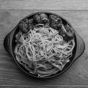 Veg Manchurian Noodles