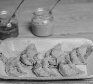 Crispy Mushroom Momos